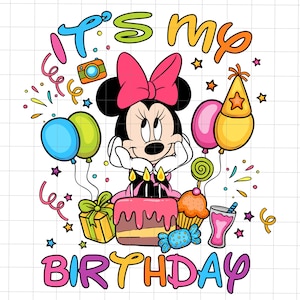 It&#39;s My Birthday Png, Family Vacation Png, Family Matching Birthday Png, Magical Kingdom Png, Birthday Girl Png, Birthday Matching Png