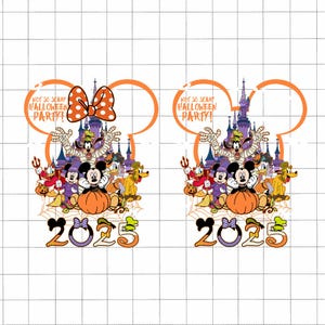 Niet zo eng Halloween 2025 png-bundel, muis en vriend Halloween, pompoen png, spin Halloween, Halloween png, ontwerp Spooky Vibes