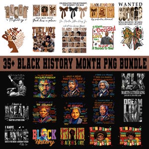 Black History Month Bundle Png Bundle, Martin Luther King Png, MLK Days Png, Human Rights Freedom png, Civil Rights Leader Png,Black History