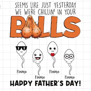 On dirait qu'hier, nous étions Chillin dans vos boules Png, cadeau drôle de fête des pères, Png de fête des pères, personnalisé drôle petits enfants mignons
