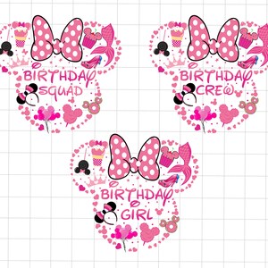 Bundle Birthday Girl Png, Family Matching Birthday Png, Magical Kingdom Png, Birthday Matching Png, Birthday Squad Png, Birthday Crew Png