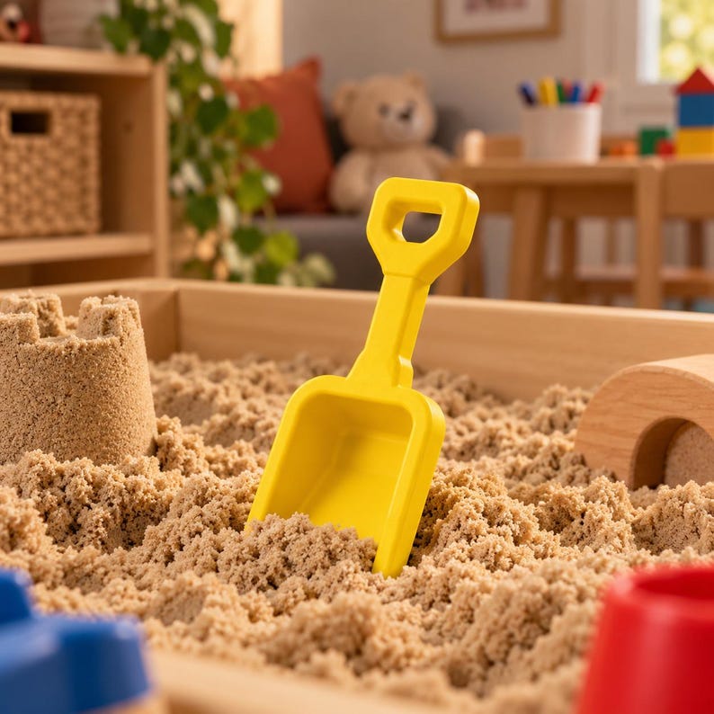 Sensory Box Activity Monster Truck Sand Box STL 3MF Files, Racing Truck Sensory Play Set 3D ...
