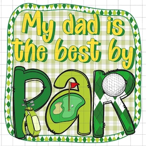 Mon père est le meilleur par png, Meilleur papa par png, fête des pères png, chemise drôle de papa png, sublimation de cadeaux de golf pour papa, golf papa png