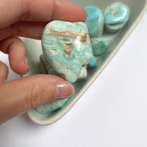 Blue Aragonite Tumblestones Natural Crystal