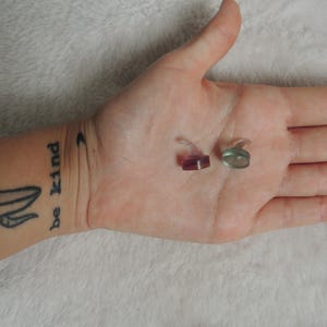 Mini Fluorite Witches Hat Mini Natural Crystal Carvings