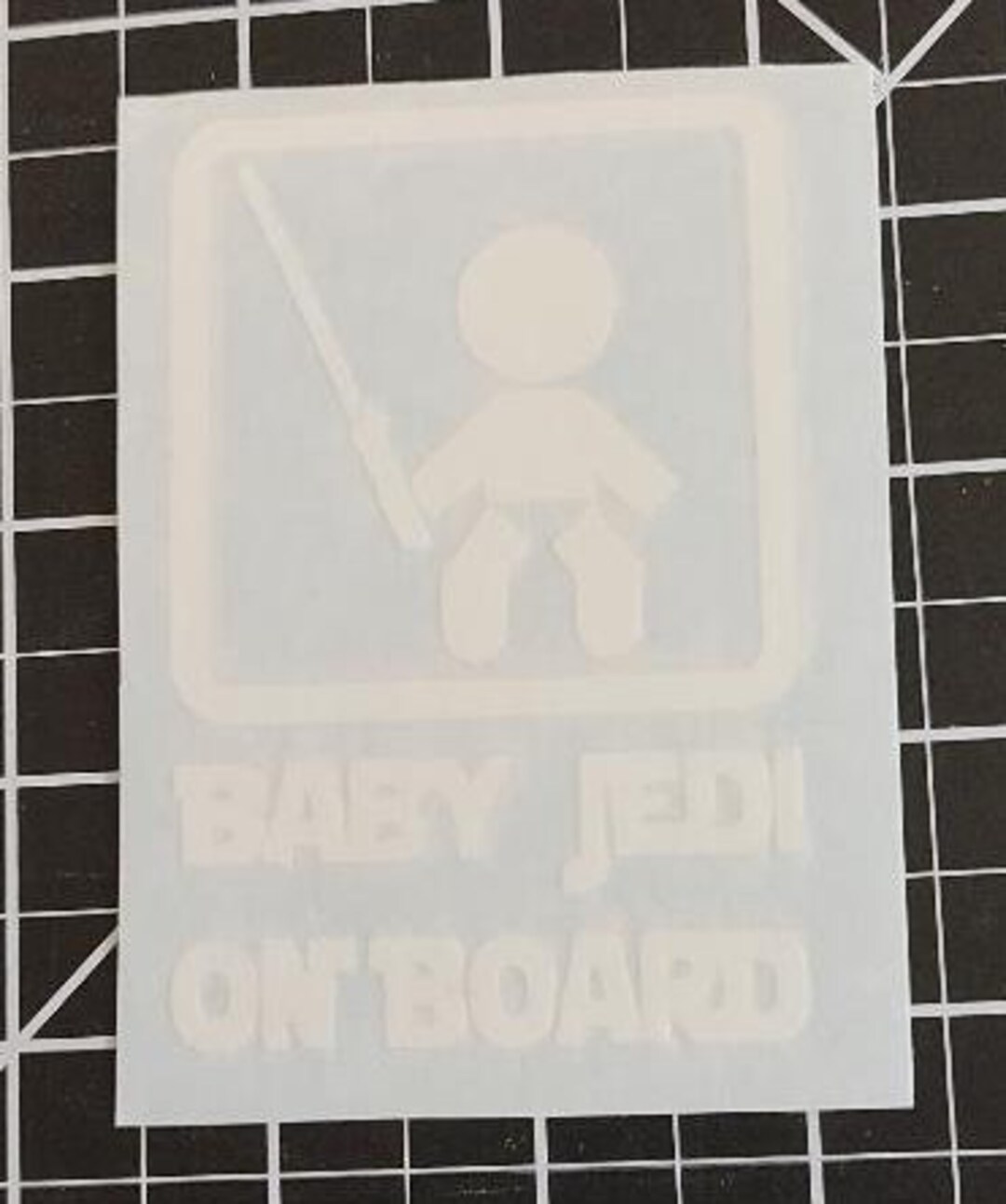 Baby Jedi on Board Etsy