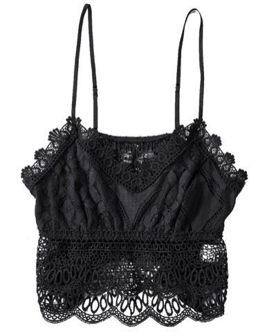 Black Lace Bralette -  Canada