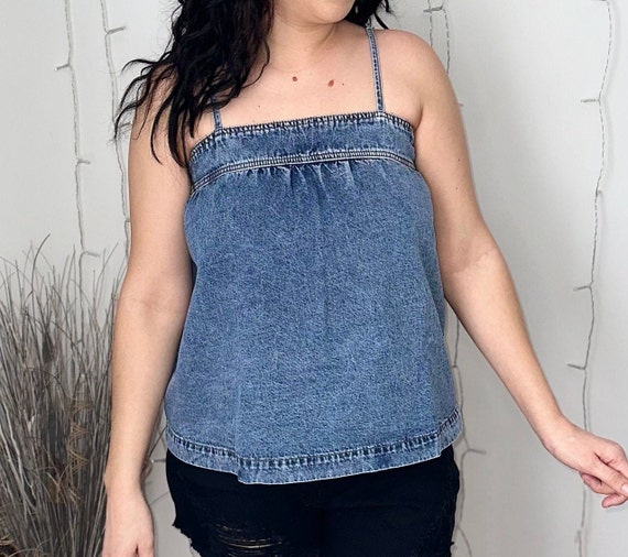 Denim top