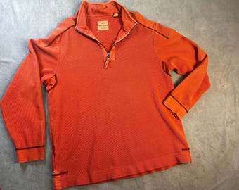 vtg TOMMY BAHAMA mens Polo Jumper long sleeve Large pullover Luxury 100 Cotton longsleeve eco friendly spring clothing summer