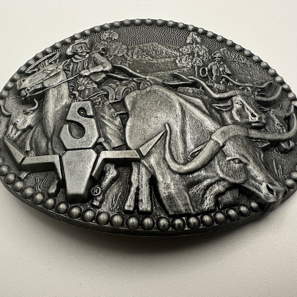 VTG zee series RODEO belt buckle Native American cowboy gifts cowgirl gift made in USA boho jewelry western metal beltbuckle mens accessory