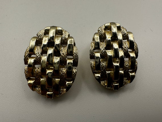 vtg Coro clip on earrings vintage statement costu… - image 3