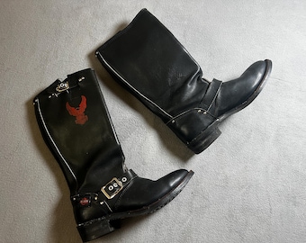 Bottes de cowboy Nocona peau d'autruche homme 7,5 D