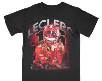 Charles Leclerc Vintage T-shirt | Formula 1 Ferrari racing tee | V1