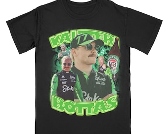 Vintage T-shirt Valtteri Bottas | Alfa Romeo-race-T-shirt Formule 1 Stake | V2