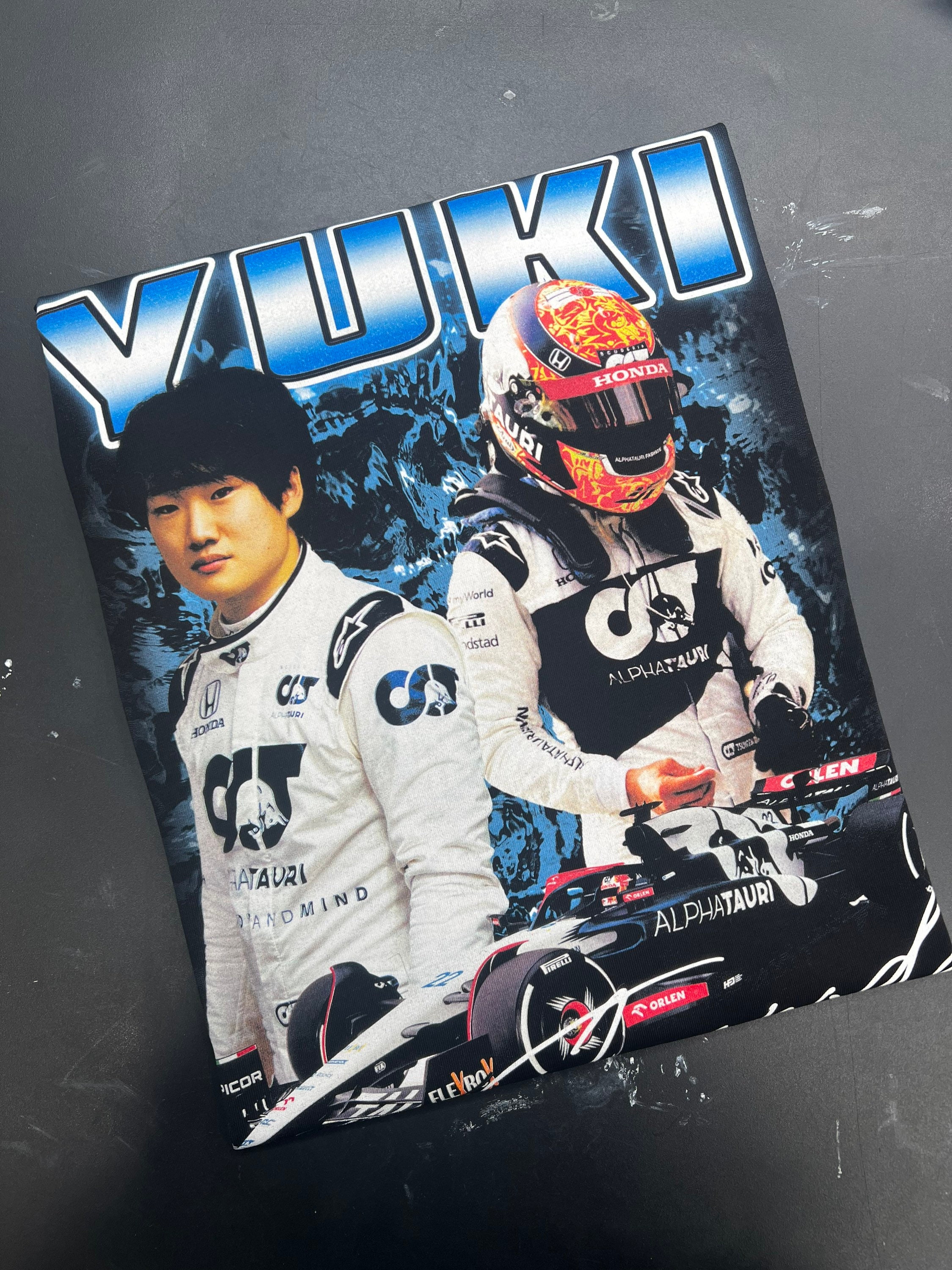 Yuki Tsunoda Vintage T-shirt | Formula 1 Red Bull Alphatauri