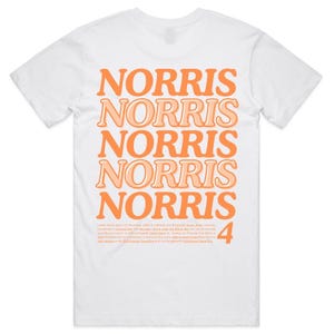 Lando Norris T-shirt vintage /i maglietta da corsa /