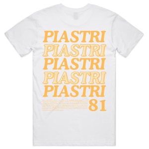 T-shirt vintage Oscar Piastri / maglietta da corsa /