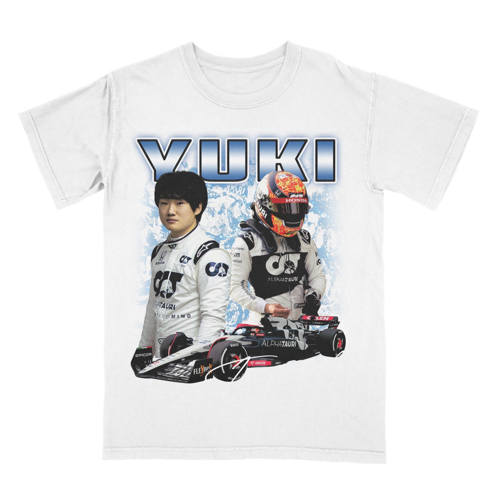 Yuki Tsunoda Vintage T-shirt | Formula 1 Red Bull Alphatauri