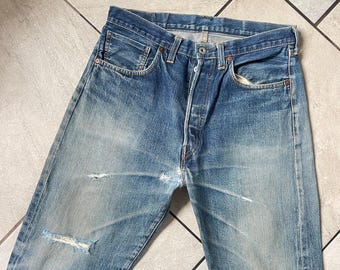Vintage Levi's 501 Jeans: San Francisco 1999, Selvedge Denim, Waist 31, Leg 30