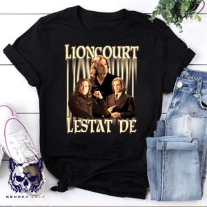 Camiseta retro de Lestat De Lioncourt, camiseta de vampiros, novelas de Anne Rice, camiseta de Lestat De Lioncourt, romance de vampiros, camiseta de lector de fantasía