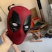 Deadpool Mask with Hard Faceshell ,Tom Netherlands spider men's mask, wearable movie props, wear high-grade mask