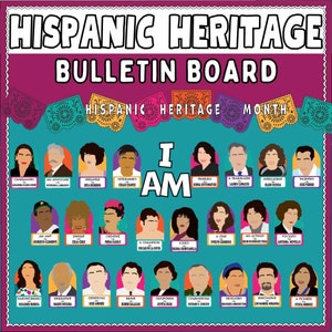 Hispanic Heritage Month Interactive Bulletin Board | Bright