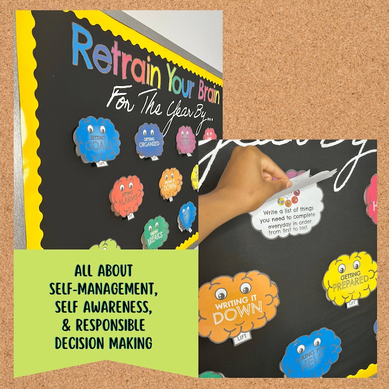 Social & Emotional Learning | Back to School Bulletin Board | Retrain ...