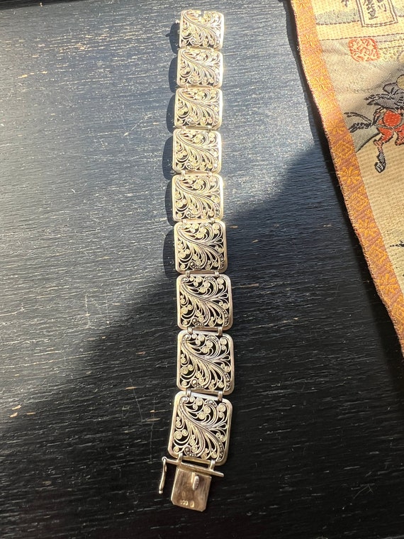 Vintage filigree bracelet
