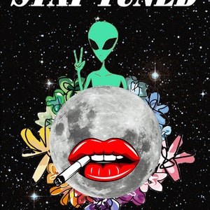 STAY TUNED- Digital Art Print
