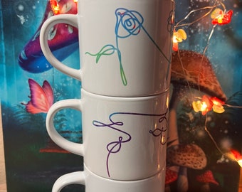 BTS Love Yourself Stackable mugs (3)