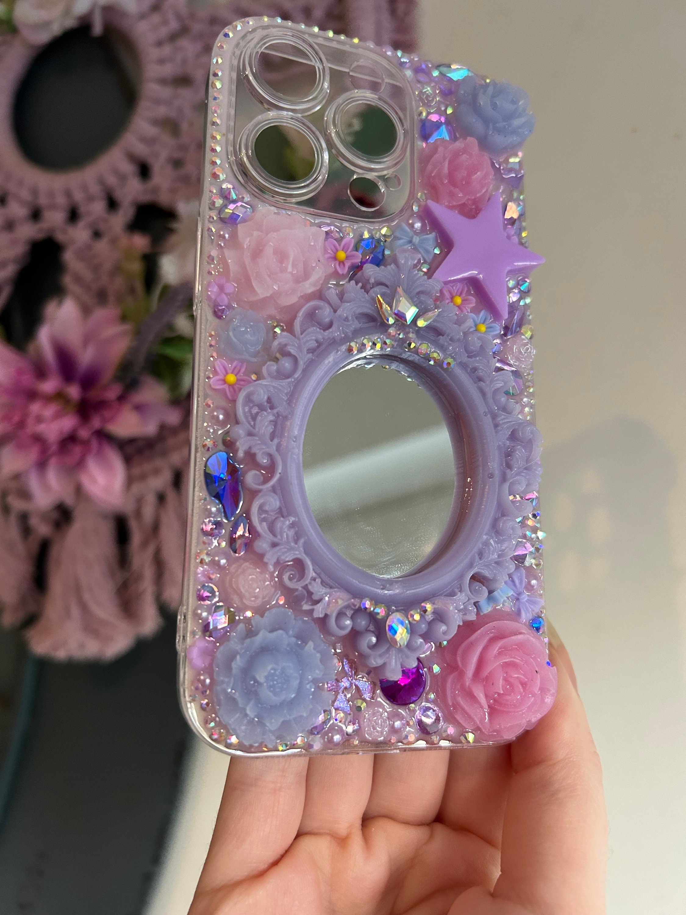 Lilac Mirror Etsy UK