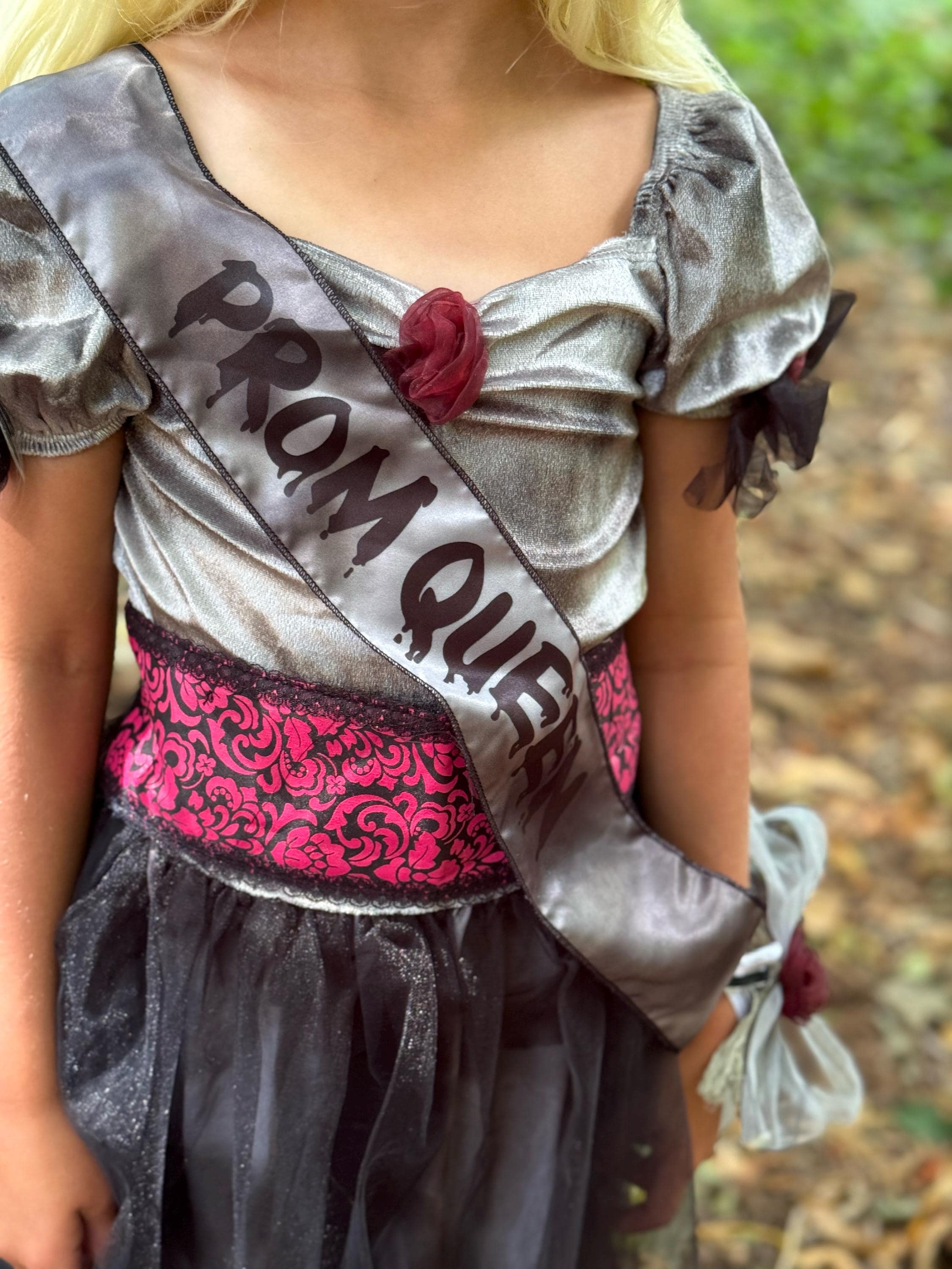 open lace back dress Zombie Prom Queen Sash  Simply Sashes