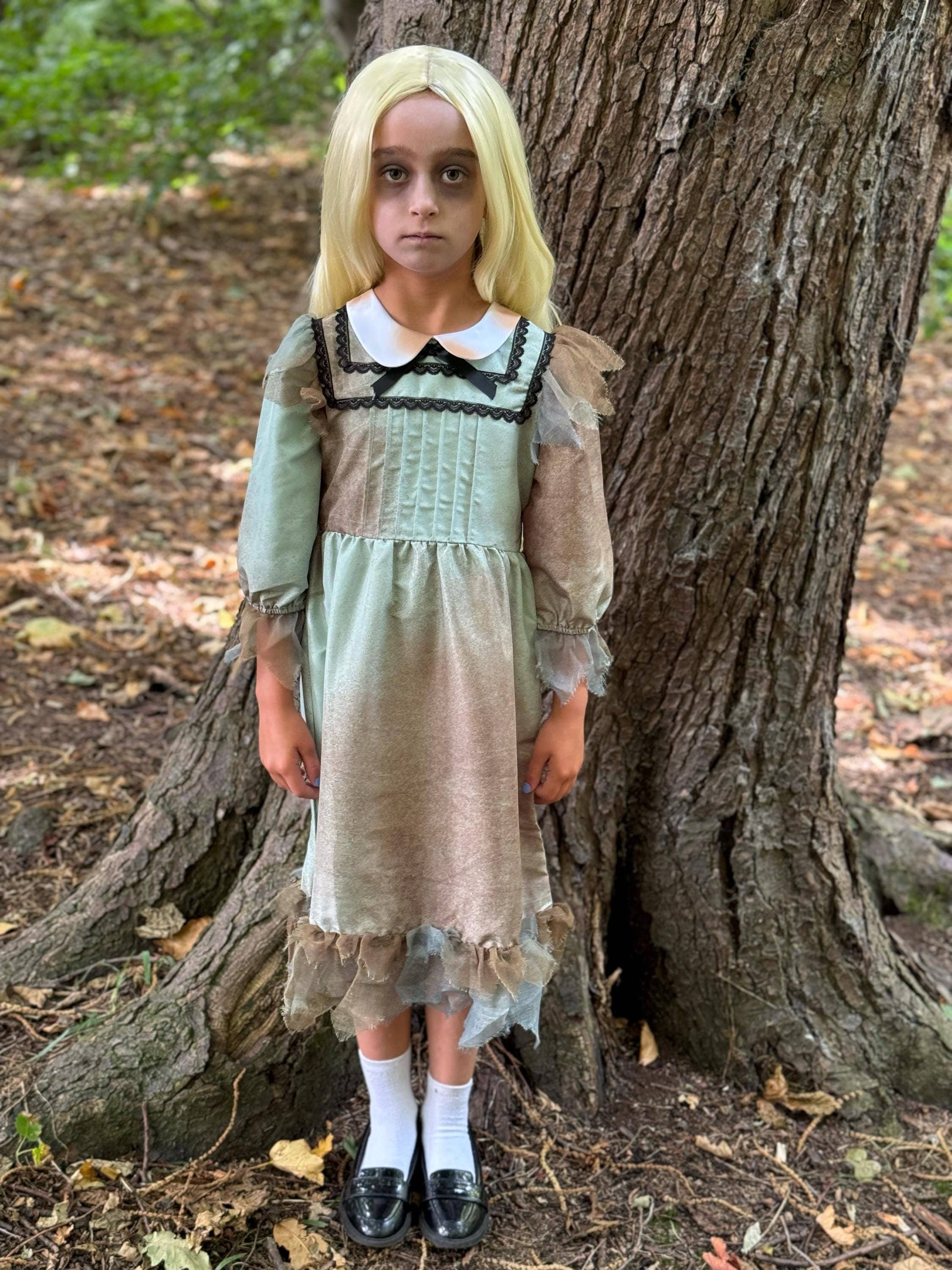 Creepy Girl Halloween Fancy Dress Costume With Personalised Touches - Etsy, image size:2250x3000