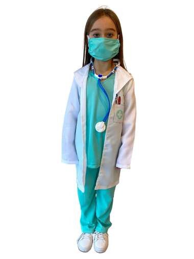 Doctor Kids Fancy Dress Costume With Personalised Activity Pack Etsy Canada