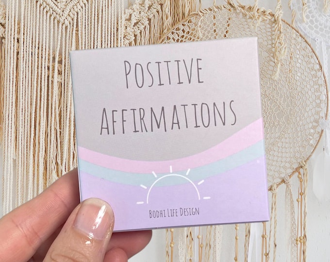 Cartes d'affirmation positive, plate-forme d'affirmation quotidienne, source d'inspiration, cadeau pour les soins personnels, la santé mentale et la méditation