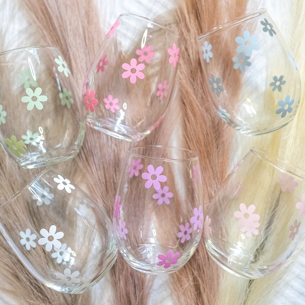 Cute Wine Glasses Etsy