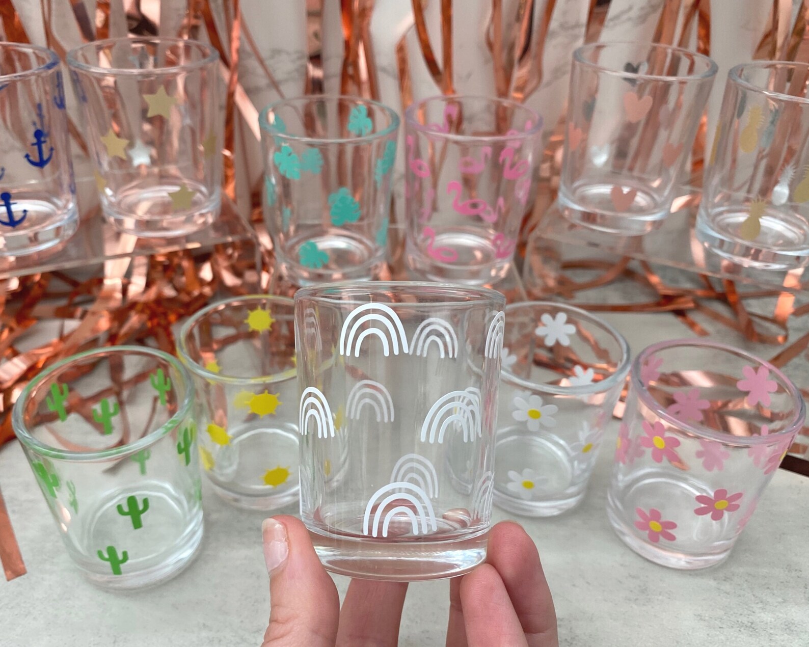 Custom Shot Glass Cute Shot Glasses Bachelorette Shot Glass Etsy