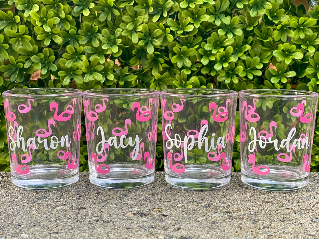 Custom Shot Glass With Name Bachelorette Party Favor 21st Etsy
