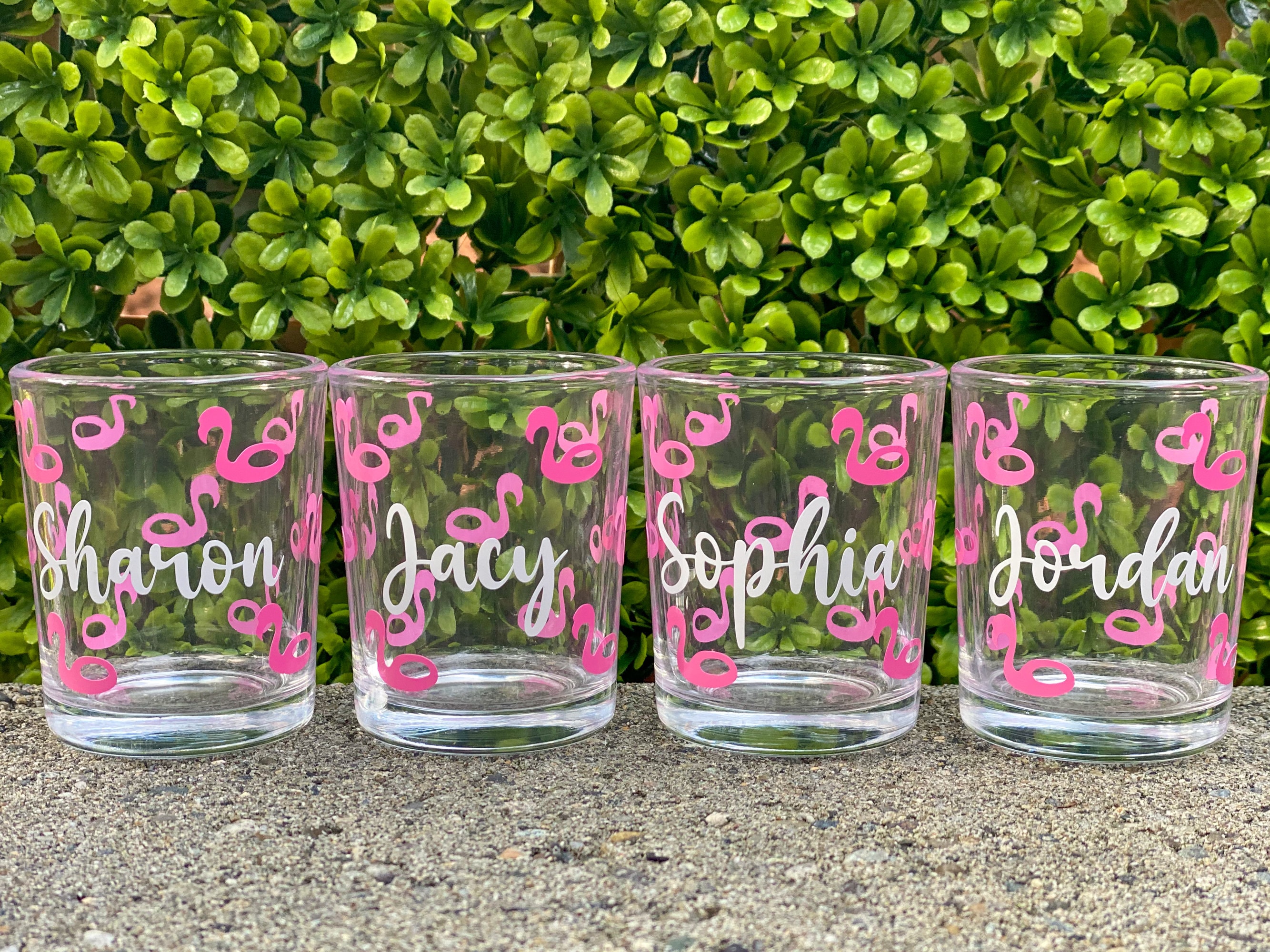 Cute Shot Glasses, Retro Shot Glass, Custom Shot Glass, Girls Trip,  Bachelorette Party, College Dorm, 21st Birthday, Gift for Her 