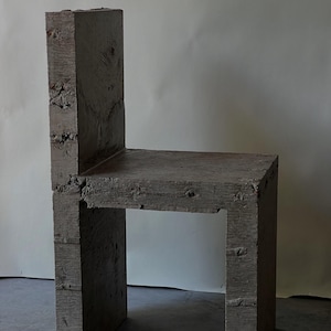 Brutalist Concrete Sculptural Chair