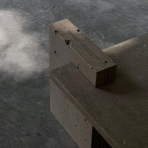 Leo Coffee Table in Grey Bone