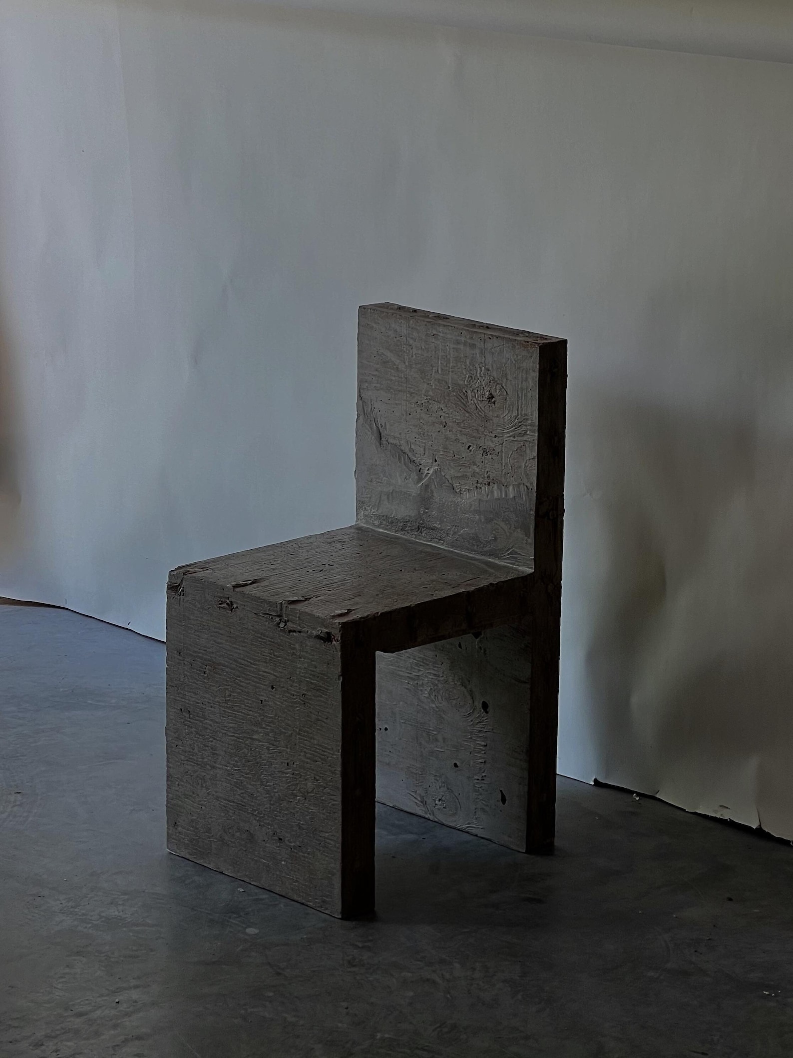 Brutalist Concrete Sculptural Chair - Etsy