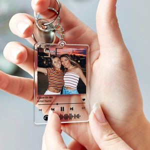 Personalized Besties Photo Ornament, Custom Song, BFF Christmas Gift