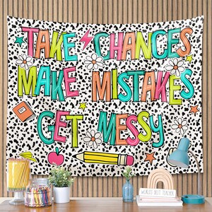 Motivational wall tapestry 2025