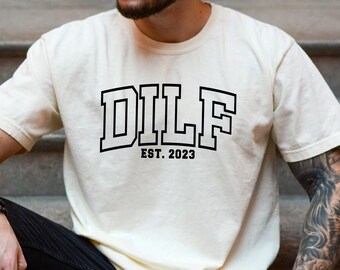 Funny DILF Est. 2026 Shirt, New Dad Gift