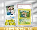 CUSTOM ANIME PHOTO Father's Day Card, Father's Day Gift for Grandpa, New Grandpa Gift, Dad Wallet Card, Super Hero Dad Gifts, Game Dad Card