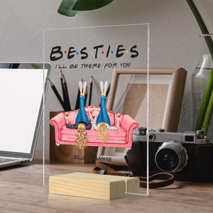 Personalized Besties Ornament, Custom Best Friends Gifts, Best Friends ...