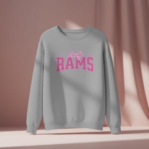 Lady Rams Logo SVG PNG PDF | Pink Mascot Spirit Logo for Sports Teams ...