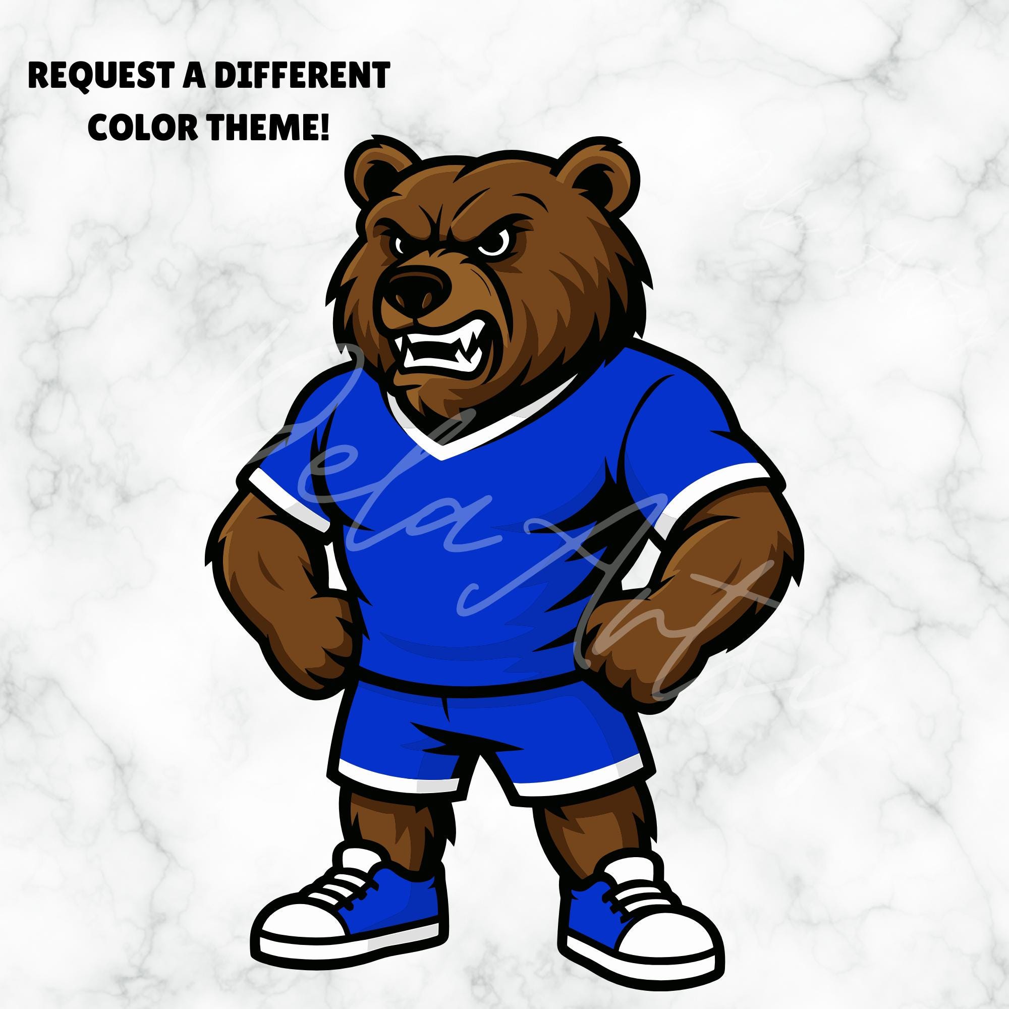 familiar × Bibiy. MASCOT BEAR 青 familiar × Bibiy. MASCOT BEAR 青