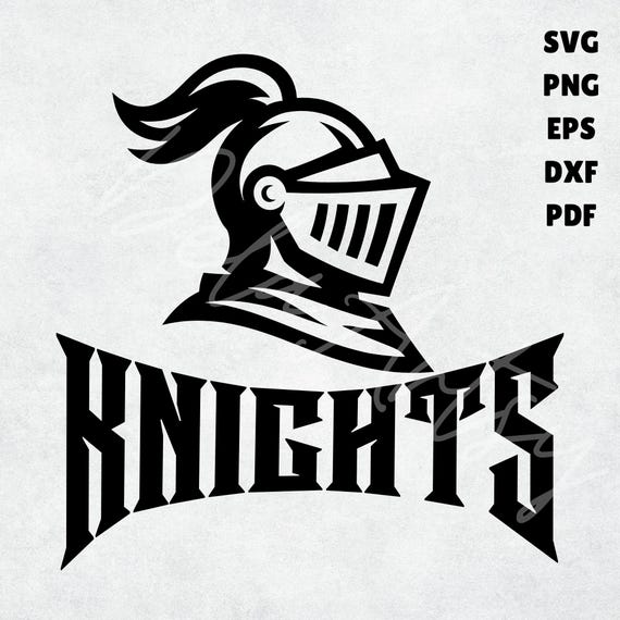 Logo riddermascotte | svg png eps pdf | Vet vector ridderhelmontwerp met  gebogen tekst voor schoolteams, shirts en spandoeken, image size:570x570